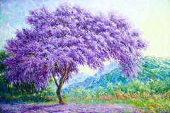 The Purple Tree - Chaloemkiat | 90 x 60 cm