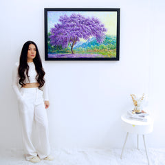 The Purple Tree - Chaloemkiat | 90 x 60 cm