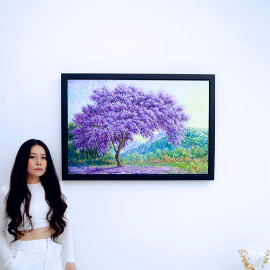 The Purple Tree - Chaloemkiat | 90 x 60 cm