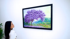 The Purple Tree - Chaloemkiat | 90 x 60 cm