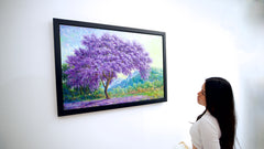 The Purple Tree - Chaloemkiat | 90 x 60 cm