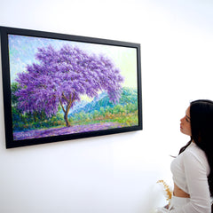 The Purple Tree - Chaloemkiat | 90 x 60 cm