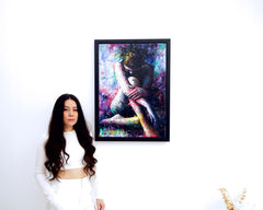 The Purple Girl - Kesorn | 50 x 70 cm