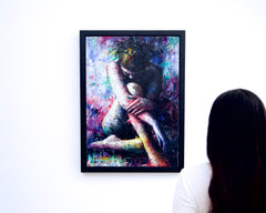 The Purple Girl - Kesorn | 50 x 70 cm