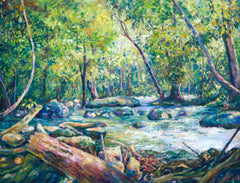 Forest Landscape - Kanchana | 50 x 40 cm